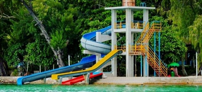 Fasilitas Mini Waterboom Pulau Putri